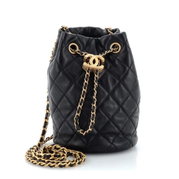 Mini Chanel 22S Bucket Bag Pearl Crush - Picture 1 of 16